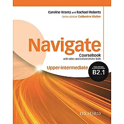 Оксфорд Navigate B2.1 Upper-intermediate Coursebook w DVD and Oxford Online Skills