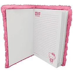 Плюшена розова тетрадка A5 Hello Kitty and Friends
