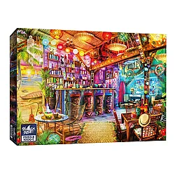 Пъзел Black Sea Puzzles от 1000 части - Екзотичен бар, Ейми Стюарт