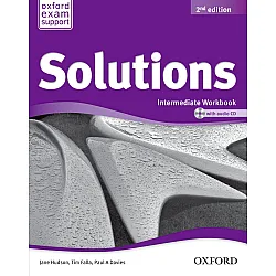 Solutions Intermediate Workbook and Audio CD Pack (2nd Revised Edition) / Английски език - ниво B1: Учебна тетрадка и CD аудио