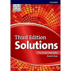 Solutions Pre-Intermediate Student's Book and Online Practice Pack (3rd Edition) / Английски език - ниво A2: Учебник и онлайн материали