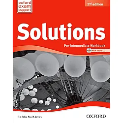 Solutions Pre-Intermediate Workbook and Audio CD Pack (2nd Revised Edition) / Английски език - ниво A2: Учебна тетрадка и CD аудио