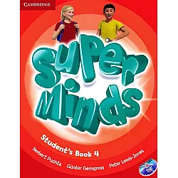 Super Minds Level 4 Student's Book with DVD-ROM / Английски език - ниво 4: Учебник + DVD-ROM