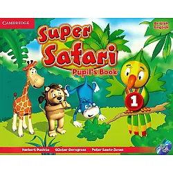 Super Safari 1 Pupil's Book / Английски език - ниво 1: Учебник + DVD-ROM