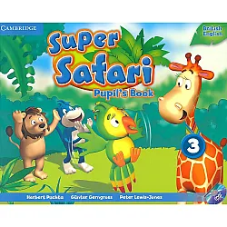 Super Safari 3 Pupil's Book / Английски език - ниво 3: Учебник + DVD-ROM