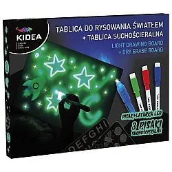 KIDEA магическа дъска с маркери и фенерче