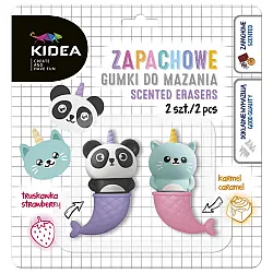 KIDEA комплект 2 бр. ароматни гуми Русалки панда и котка