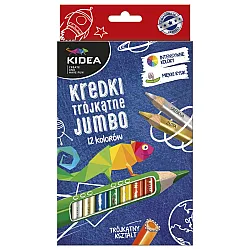 KIDEA JUMBO цветни моливи 12 цв.