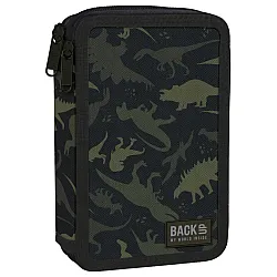 BackUp DW 113 Dinosaurs несесер с 2 ципа, ПЪЛЕН