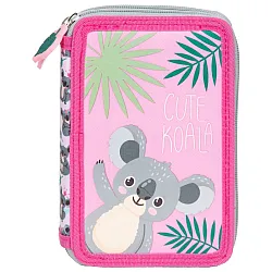 KOALA 10 несесер с 2 ципа, ПЪЛЕН