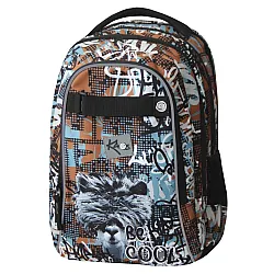 KAOS LA LAMA ученическа раница 2 в 1