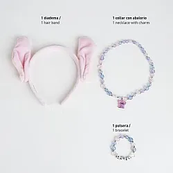 STITCH комплект диадема, колие, гривна