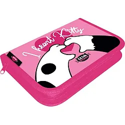 LIZZY CARD KITTOK Heart Kitty комплект 3 в 1 - раница, несесер, спортна торба