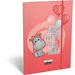 LIZZY CARD LOLLIPOP Thiny Hippo папка с ластик