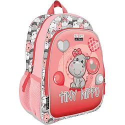 LIZZY CARD LOLLIPOP Thiny Hippo ученическа раница Junior+