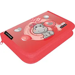 LIZZY CARD LOLLIPOP Thiny Hippo комплект 5 в 1 - раница, несесер, спортна торба, бутилка, кутия за храна