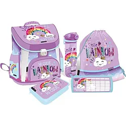 LIZZY CARD LOLLIPOP Stay Cute комплект 5 в 1 - раница, несесер, спортна торба, бутилка, кутия за храна