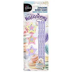 KIDEA комплект ароматизирани моливи и гуми Френски макарон