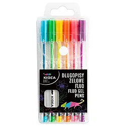 KIDEA гел химикалки 6 цв. FLUO