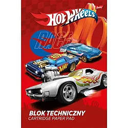 HOT WHEELS блок за рисуване А4