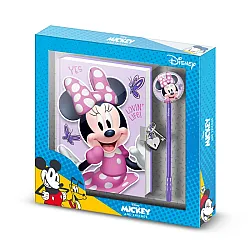 MINNIE Butterflies таен дневник с химикалка