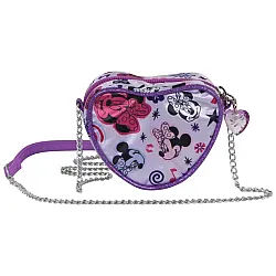 MINNIE Butterflies малка чанта-сърце