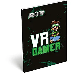 LIZZY CARD BOSSTEAM VR GAMER тефтерче