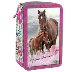 HORSE 18  несесер с 3 ципа