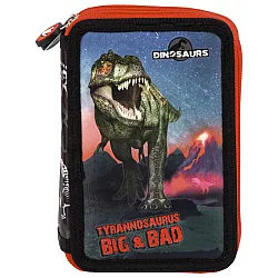 DINOSAUR 17 несесер с 3 ципа, ПЪЛЕН