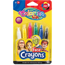 Пастели за лице 6 цвята Colorino