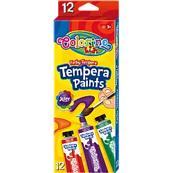 Темперни бои Colorino 12 цвята в туби