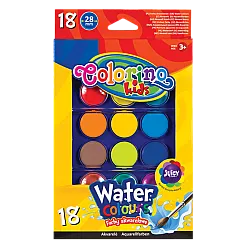 АКВАРЕЛНИ БОИ 18 ЦВЯТА COLORINO