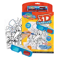 COLORINO CREATIVE ЗАБАВНА КНИЖКА 3D КАРТИНИ