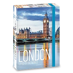 CITIES-LONDON А4 КУТИЯ С ЛАСТИК