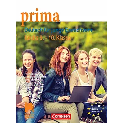 Prima, Ниво B1 - Учебник по немски език за 9. и 10. клас за интензивно изучаване (по новата програма)