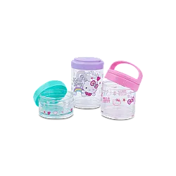 Кутия за храна с отделения и дръжка Hello Kitty Pastel