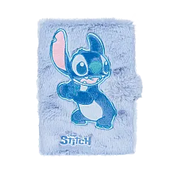 Пухкава тетрадка A5 – Stitch Fluffy BLUE