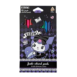 Цветни моливи Jumbo 12 цв. Kuromi
