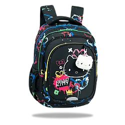 Ученическа раница Coolpack - JERRY - Hello Kitty Neon Black