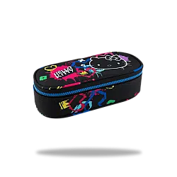 Ученически несесер Coolpack - Campus - Hello Kitty Neon Black