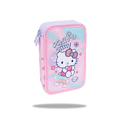 Ученически несесер с пособия COOLPACK - JUMPER 2 - Hello Kitty Pastel