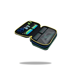 Ученически несесер с пособия Coolpack - Jumper 3 - Hello Kitty Neon Black