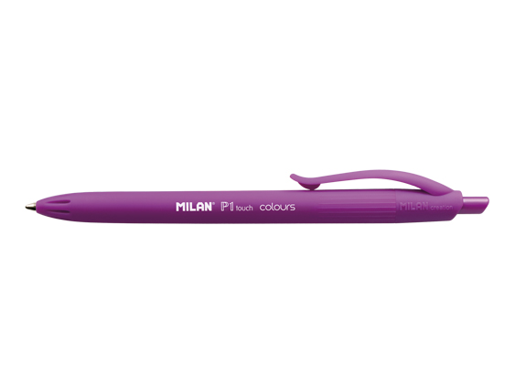Химикалка MILAN авт., P1 Touch Colours 1.0 мм, лилава