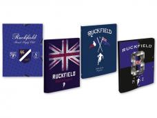 Папка 2 ринга Ruckfield, 45 мм, А4, картон объл гръб