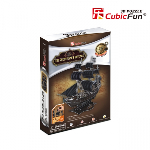 Cubic Fun Пъзел 3D Кораб The Queen Annes Revenge 155ч