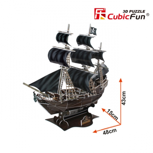 Cubic Fun Пъзел 3D Кораб The Queen Annes Revenge 155ч