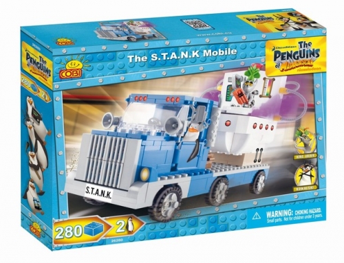 COBI THE PENGUINS OF MADAGASCAR Конструктор Камион S.T.A.N.K. 280ч.