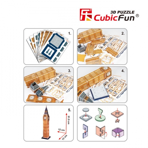 Cubic Fun Пъзел 3D Big Ben 47ч.