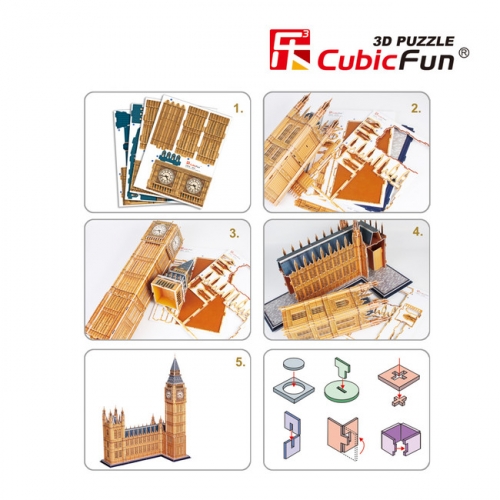 Cubic Fun Пъзел 3D Big Ben(UK) 117ч.