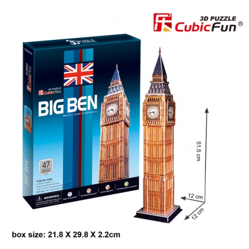 Cubic Fun Пъзел 3D Big Ben 47ч.